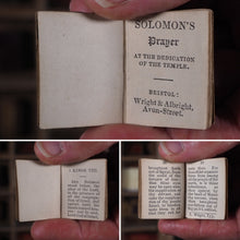 Load image into Gallery viewer, Solomon's Prayer at the Dedication of the Temple. Wright & Albright, Avon-Street, Bristol. 1839.