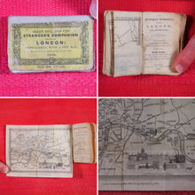 Load image into Gallery viewer, Stranger's Companion through London embellished with a new map beautifully engraved by Dowar. >>MINIATURE LONDON GUIDE AND MAP BOOK<< Bellchambers, Edmund. Publication Date: 1835 CONDITION: GOOD