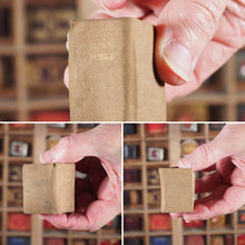 Load image into Gallery viewer, Allies Bible in Khaki, 1914. Holy Bible containing Old and New testaments. Translated out of the original tongues . by His Majesty's special Command. >>RARE BRYCE MINIATURE BIBLE<< Publication Date: 1914