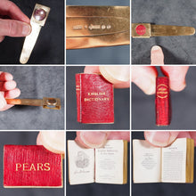 Load image into Gallery viewer, Smallest English Dictionary in the World. Comprising: besides the ordinary and newest words in the language, short explanations of a large number of scientific, philosophical, literary and technical terms. Bryce, David & Son. Glasgow. Circa 1894.