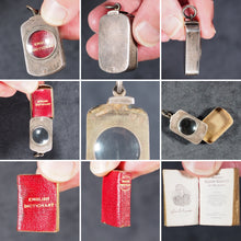 Load image into Gallery viewer, Smallest English Dictionary in the World. Comprising: besides the ordinary & newest words in the language, short explanations of a large number of scientific, philosophical, literary & technical terms. Bryce, David & Son. Glasgow. 1893. SILVER LOCKET