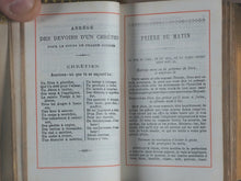 Load image into Gallery viewer, Paroissien Romain très complet. Approuvé par son émminence le Cardinal Meignan Archvêque de Tours. Mame et Fils, Alfred.Tours.1894. >>SET OF 4 MINIATURE FINE SIGNED BINDINGS<<
