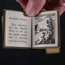 Load image into Gallery viewer, Infant's Library. Marshall, John. Circa 1800. 16 volumes. Complete with original sycamore bookcase.