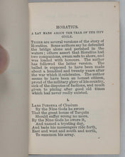 Load image into Gallery viewer, Macaulay, Thomas Babington, 1st Baron. Lays of Ancient Rome. Bryce, David & Son. Glasgow. Circa 1889. Dainty Little Library series.