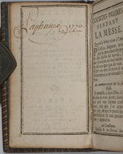 Load image into Gallery viewer, Office De La Vierge Pour tous les Tems de l'Année : Avec Un Exercice pendant la Messe. Durand, Chez. Paris. 1760.