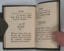 Load image into Gallery viewer, Goethe, Johann Wolfgang. Pearls from Goethe. Collins Clear-Type Press. London and Glasgow. Circa 1900.