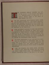 Load image into Gallery viewer, Queens Dolls House postcard album. Raphael Tuck & Sons, Ltd. Circa 1924.