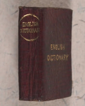 Load image into Gallery viewer, Smallest English Dictionary in the World. Comprising: besides the ordinary & newest words in the language, short explanations of a large number of scientific, philosophical, literary & technical terms. Bryce, David & Son. Glasgow. 1893. SILVER LOCKET