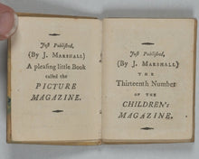 Load image into Gallery viewer, Infant's Library. Book 12. John Marshall. No. 4 Aldemary Churchyard. London. 1800