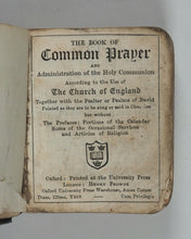 Load image into Gallery viewer, Church of England. Book of Common Prayer and Administration of the Holy Communion. Oxford University Press. Henry Frowde. Circa 1907.