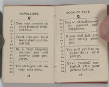 Load image into Gallery viewer, Napoleon's Book of Fate. Bryce, David & Son. Frederick A. Stokes Co. Glasgow and New York. 1905.