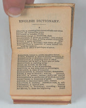 Load image into Gallery viewer, Bryce's Thumb English Dictionary, comprising:besides the ordinary and newest words in the language, short explanations of a large number of scientific, philosophical, literary and technical terms Bryce, David & Son. Glasgow. 1892.