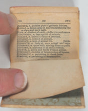Load image into Gallery viewer, Bryce's Thumb English Dictionary, comprising:besides the ordinary and newest words in the language, short explanations of a large number of scientific, philosophical, literary and technical terms Bryce, David & Son. Glasgow. 1892.