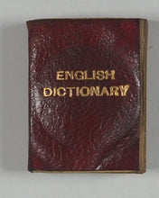 Load image into Gallery viewer, Smallest English Dictionary in the World. Bryce, David & Son. Glasgow. Circa 1900.