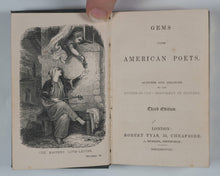 Load image into Gallery viewer, Gems from the Poets. Falconer to Campbell. Chaucer to Goldsmith. Shakespeare, American. Living Authors. Tyas, Robert. London. 1841.