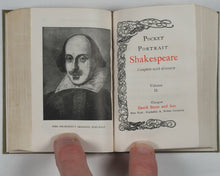 Load image into Gallery viewer, Shakespeare, William. Pocket Portrait Shakespeare. Complete with glossary. Bryce, David & Sons. Glasgow. Circa 1899.