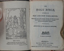 Load image into Gallery viewer, Holy Bible containing the Old and New testaments. Translated out of the Original Tongues. Printed by Authority. David and Son. Glasgow. 1901. Burns bible, with his family register.