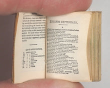 Load image into Gallery viewer, Bryce, David & Son. Glasgow. Advertising. Smallest English Dictionary in the World. Dixon's Crucibles promotional edition. Glasgow. Circa 1900.