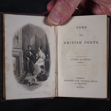 Load image into Gallery viewer, Gems from the Poets. Tyas, Robert. 50 Cheapside : H.T. Warren, 8, Finsbury, London. 1840-1. Complete 6 volume set in original bookcase.