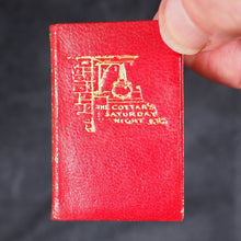 Load image into Gallery viewer, Burns, Robert. Cottar's Saturday Night and other poems. Bryce, David & Son. Glasgow. 1907. Complete with original brass book holder bust of Burns.