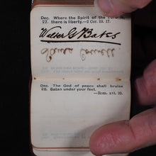 Load image into Gallery viewer, Thumb Birthday Text Book of short verses from the bible. Bryce, David & Son Glasgow. 1894.