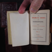 Load image into Gallery viewer, Shakespeare, William. Dramatic Works of William Shakespeare, with illustrations on steel and wood. Chidley, I.J. 123 Aldersgate Street. London. 1843.