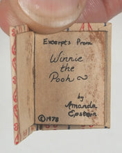 Load image into Gallery viewer, Epstein, Amanda. Excerpts from Winnie the Pooh. New York. N.Y. 1978.