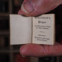 Load image into Gallery viewer, Solomon's Prayer at the Dedication of the Temple. Wright & Albright, Avon-Street, Bristol. 1839.