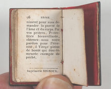 Load image into Gallery viewer, PETIT Paroissien de la Jeunesse. Marcilly. Rue St. Jacques, no. 10. Paris. Circa 1840. (Copy)