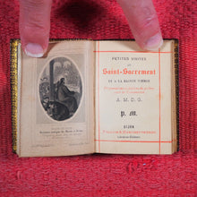Load image into Gallery viewer, Petites Visites Au Saint-Sacrement Et A La Sainte Vierge. >>FINE MINIATURE BINDING<< Publication Date: 1890 CONDITION: NEAR FINE