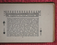 Load image into Gallery viewer, Omar Khayyam. Rubaiyat of Omar Khayyam. Edward Fitzgerald, translator. Bryce, David & Son. Glasgow. 1904.