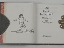 Load image into Gallery viewer, DIEKMANN, Anne - compiled by. Illustrated by Tomi Ungerer. Kleine Liederbuch. Diogenes Verlag AG. Zurich. 1975.