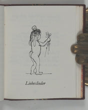 Load image into Gallery viewer, DIEKMANN, Anne - compiled by. Illustrated by Tomi Ungerer. Kleine Liederbuch. Diogenes Verlag AG. Zurich. 1975.