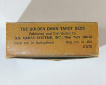 Load image into Gallery viewer, GOLDEN DAWN TAROT DECK. Robert Wang. U.S. Game Systems. 1978.