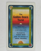 Load image into Gallery viewer, GOLDEN DAWN TAROT DECK. Robert Wang. U.S. Game Systems. 1978.