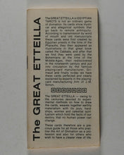 Load image into Gallery viewer, Grand Etteilla Egyptian Gypsies Tarot. J.-M. Simon. Paris. 1977. Cartomancie Grimaud, G104.