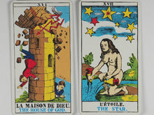 Load image into Gallery viewer, Tarot cards 'IJJ'. A.G. Müller & Cie. Switzerland. Fabriqué de Cartes à Schaffhouse. Waddingtons Playing Card Co. Ltd. 19701970