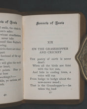 Load image into Gallery viewer, Keats, John. Sonnets from Keats. Nimmo, Hay & Mitchell. Edinburgh. Circa 1910.