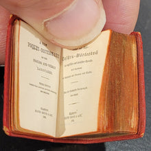 Load image into Gallery viewer, English and German Dictionary c1896