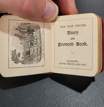 Load image into Gallery viewer, Tom Thumb's Calendar, Diary and Proverb Book. c1893. Published by David Bryce & Co.