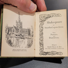 Load image into Gallery viewer, THE STORY OF SHAKESPEARE AND STRATFORD UPON AVON 8 PORTRAIT ILLUSTRATIONS 15 ADDITIONAL ILLUSTRATIONS 128 pages.