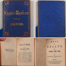 Load image into Gallery viewer, Gems of Health for Young and Old. >>SCARCE MINIATURE BOOK<< BENTLEY, Joseph. Publication Date: 1852