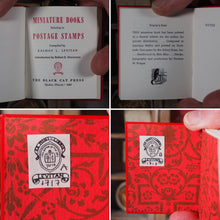Load image into Gallery viewer, Levitan, Kalman L. Miniature books relating to postage stamps. Levitan, Kalman. >>ASSOCIATION COPY<< Publication Date: 1983 CONDITION: NEAR FINE
