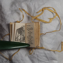Load image into Gallery viewer, Tuer, Andrew W. (editor). Quads for Authors, Editors, & Devils. >>MINIATURE<< Publication Date: 1884 Condition: Very Good. >>MINIATURE BOOK<<