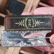Load image into Gallery viewer, De La Rue's Improved Condensed diary and engagement book. >>FINGER SHAPED MINIATURE BOOK IN LAVISH SILVER SLIPCASE<< Publication Date: 1905 CONDITION: VERY GOOD