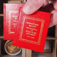 Load image into Gallery viewer, Levitan, Kalman L. Miniature books relating to postage stamps. Levitan, Kalman. >>ASSOCIATION COPY<< Publication Date: 1983 CONDITION: NEAR FINE