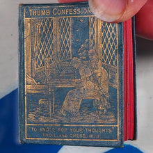 Load image into Gallery viewer, Thumb Confession Book. Publication Date: 1885 Condition: Very Good. >>MINIATURE BOOK<<