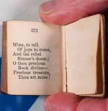 Load image into Gallery viewer, Bible in Miniature or a Concise History of both Testaments. >>MINIATURE BOOK/THUMB BIBLE<< Publication Date: 1845 Condition: Very Good