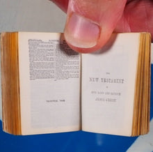 Load image into Gallery viewer, Holy Bible Containing The Old And New Testaments: Translated Out Of The Original Tongues >>MINIATURE BOOK<< Publication Date: 1901