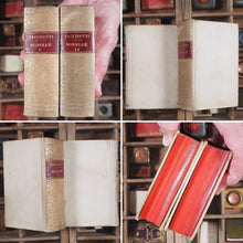 Load image into Gallery viewer, Sacchetti, Franco. Novelle cittadino fiorentino. G. Barbera, editore. Firenze. 1860. &gt;&gt;MINIATURE BOOKS WITH OCCULT ASSOCIATION IN GOTHIC BOOKCASE&lt;&lt;
